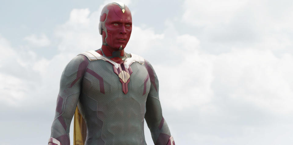 Vision (Paul Bettany) in "Captain America: Civil War"