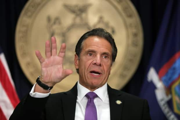 New York Gov. Andrew Cuomo speaks at a news conference on September. Once considered to be a shining example of government management during the pandemic, he's now facing multiple scandals over his handling and oversight of nursing homes.  (Spencer Platt/Getty Images - image credit)