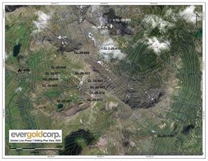 Golden Lion Phase 1 Drilling Plan View