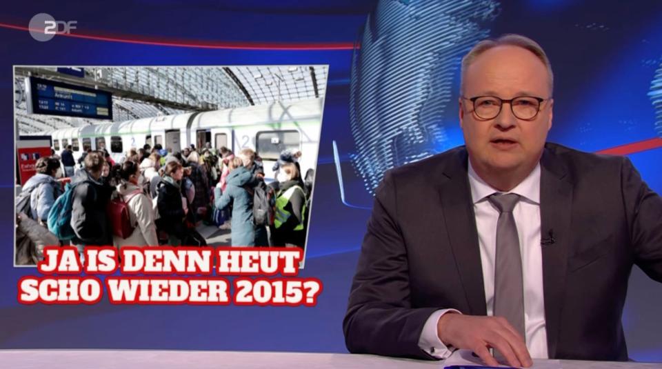 Haben wir aus 2015 gelernt? Freiwillige Helfer gibt's in der Flüchtlingskrise zum Glück viele, aber "der Bund macht sich nen schlanken Fuß". (Bild: ZDF)