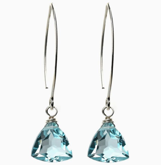 best aquamarine jewelry amazon handmade