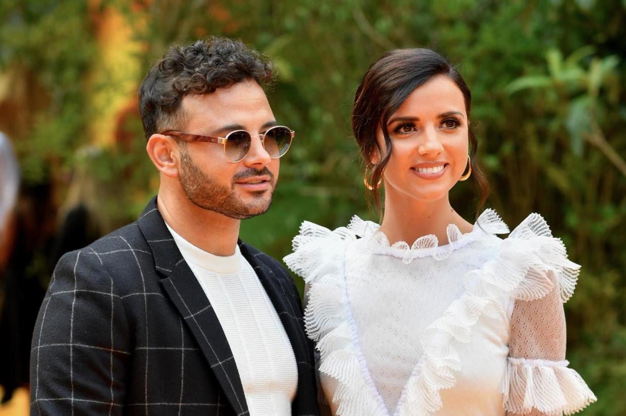 Ryan Thomas and Lucy Mecklenburgh are expecting their first child together: Gareth Cattermole/Getty Images f