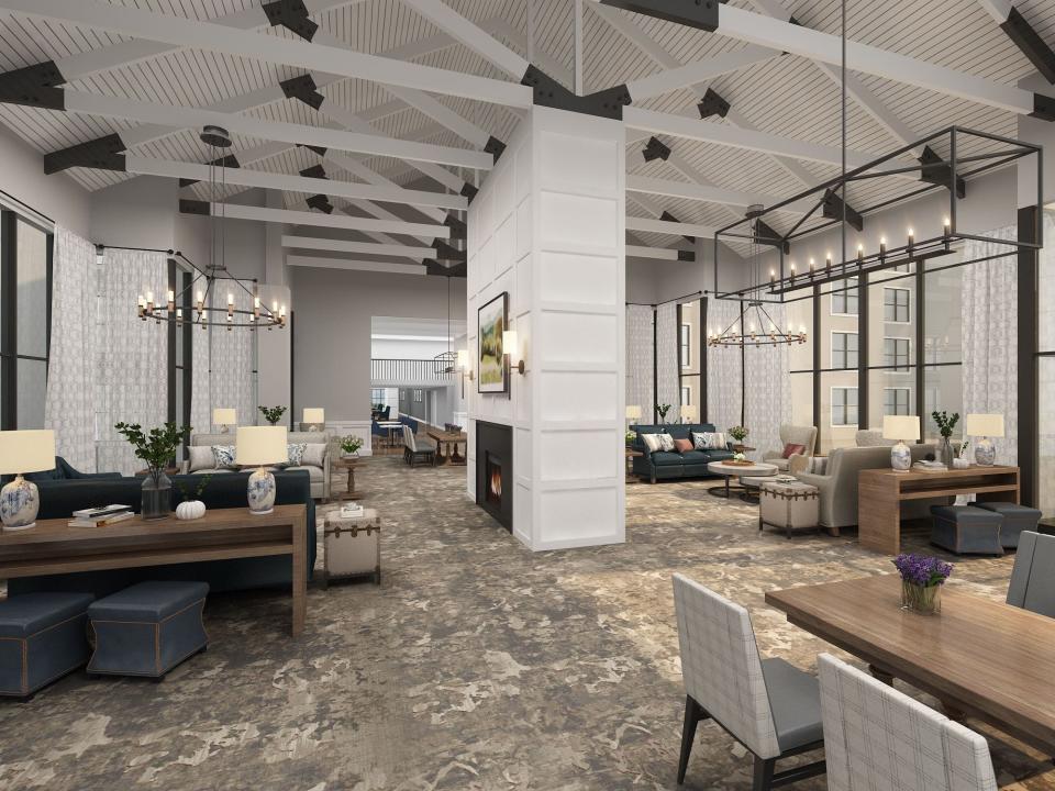 Here is a rendering of a common space area at the $27 million, 108-unit Landmark Lifestyles facility at 120 Dyess Road in Ridgeland on the site of the former Cabot Lodge hotel.