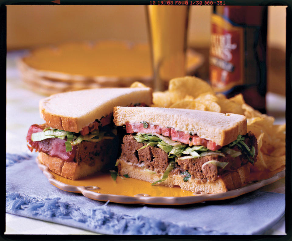 Basil-Tomato Meatloaf Sandwich