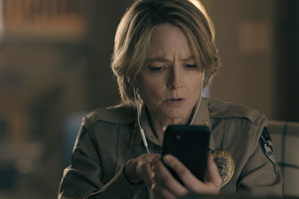 This image released by HBO shows Jodie Foster in a scene from "True Detective: Night Country." (HBO via AP)