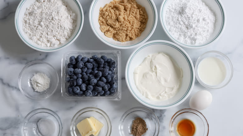 blueberry cardamom donut ingredients