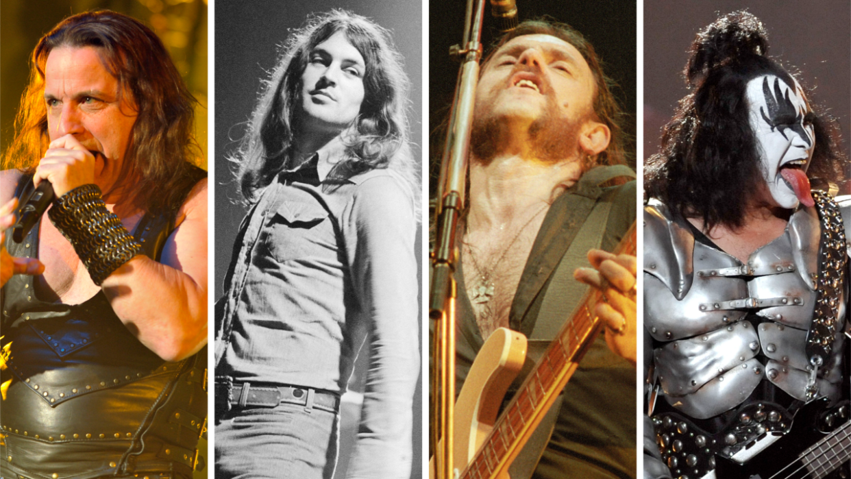  Photos of Manowar, Deep Purple, Motörhead and Kiss playing live. 