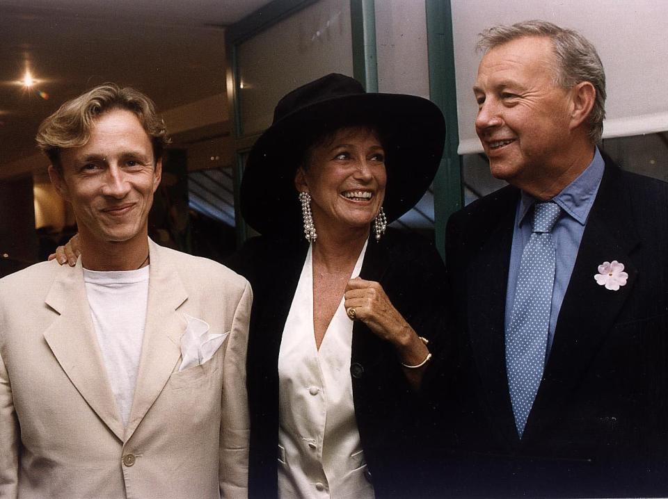 Jasper, Shirley and Terence Conran at a book launch in 1993