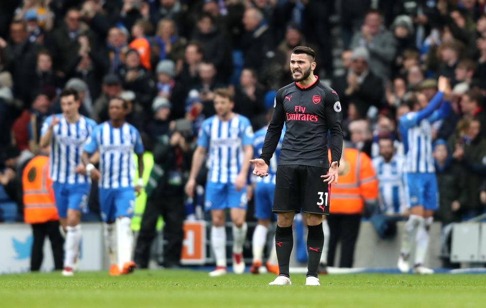 Under fire | Arsenal have lost four straight games: Getty Images