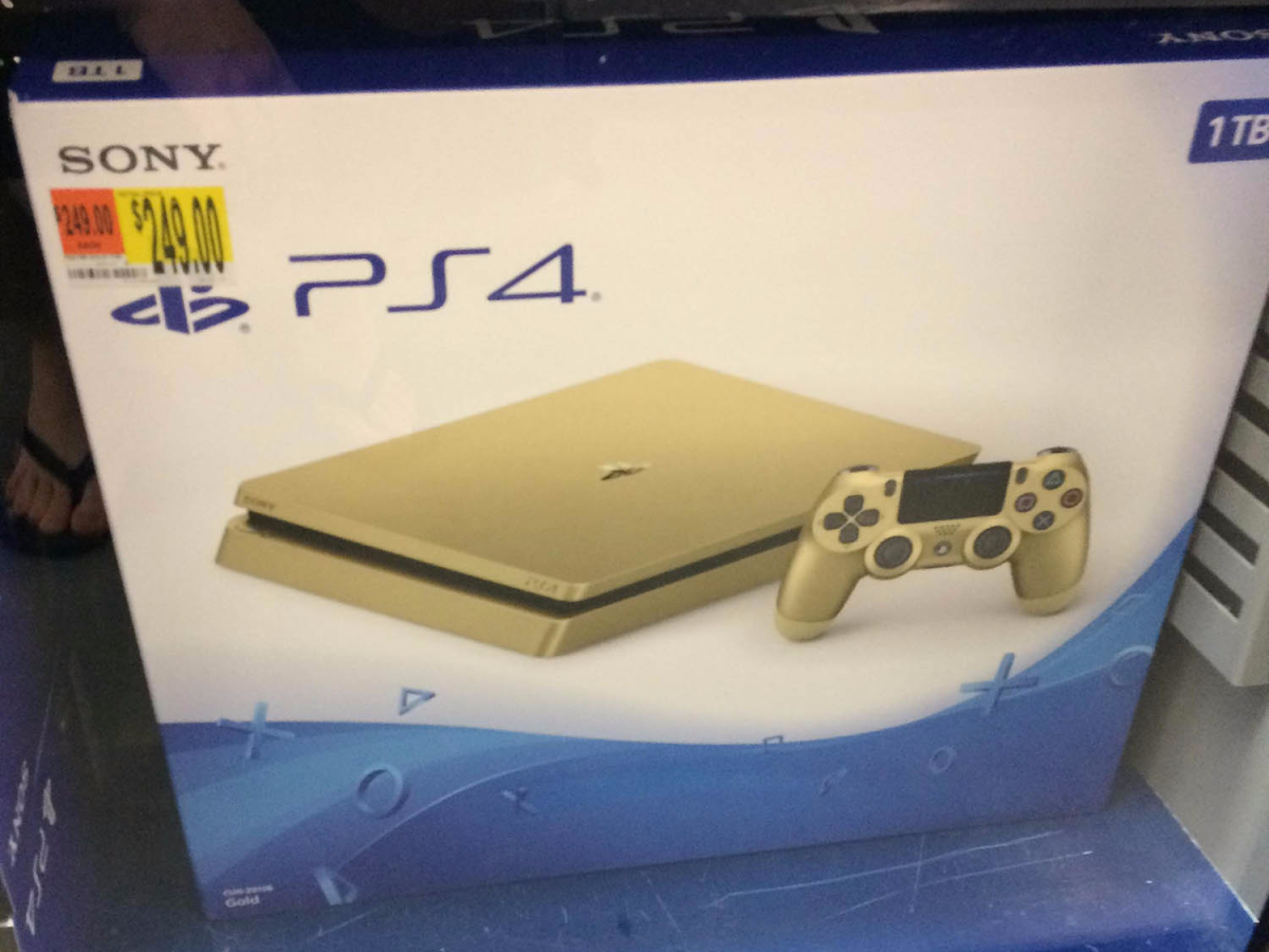 A gold PlayStation 4 is on the way, it costs $249