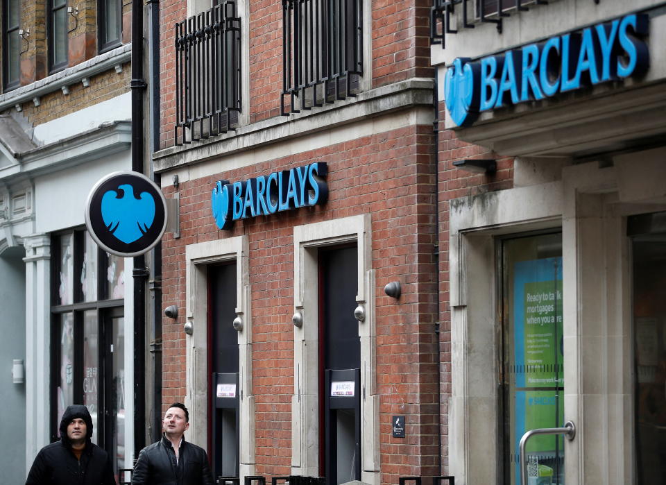 A branch of Barclays Bank is seen, in London, Britain, February 23, 2022.  REUTERS/Peter Nicholls