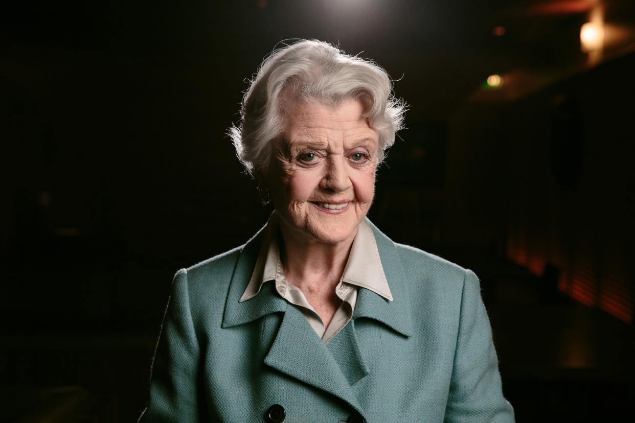Angela Lansbury poses for a portrait during press day for "The Blythe Spirit" at the Ahmanson Theatre on Tuesday, December 5, 2014 in Los Angeles. (Photo by Casey Curry/Invision/AP)