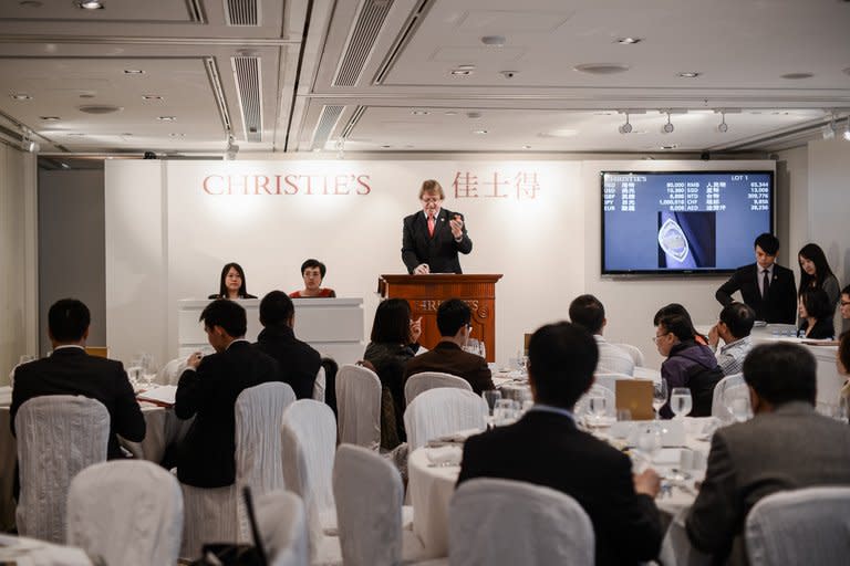 Henry Tang, a former Hong Kong politician, sold off part of his rare wine collection for over $6 million, on March 15, 2013, with the help of auction house Christie's. The 2-day auction included a wide selection of Burgundys with vintages ranging from 1949 to 2010, Christie's said, and dozens of wine aficionados attended with others bidding online