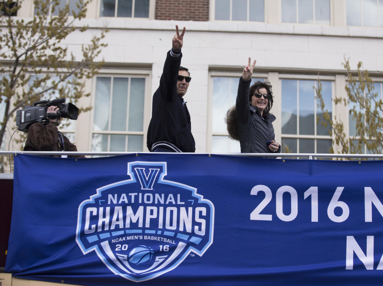 Jay Wright and his wife, Patricia.