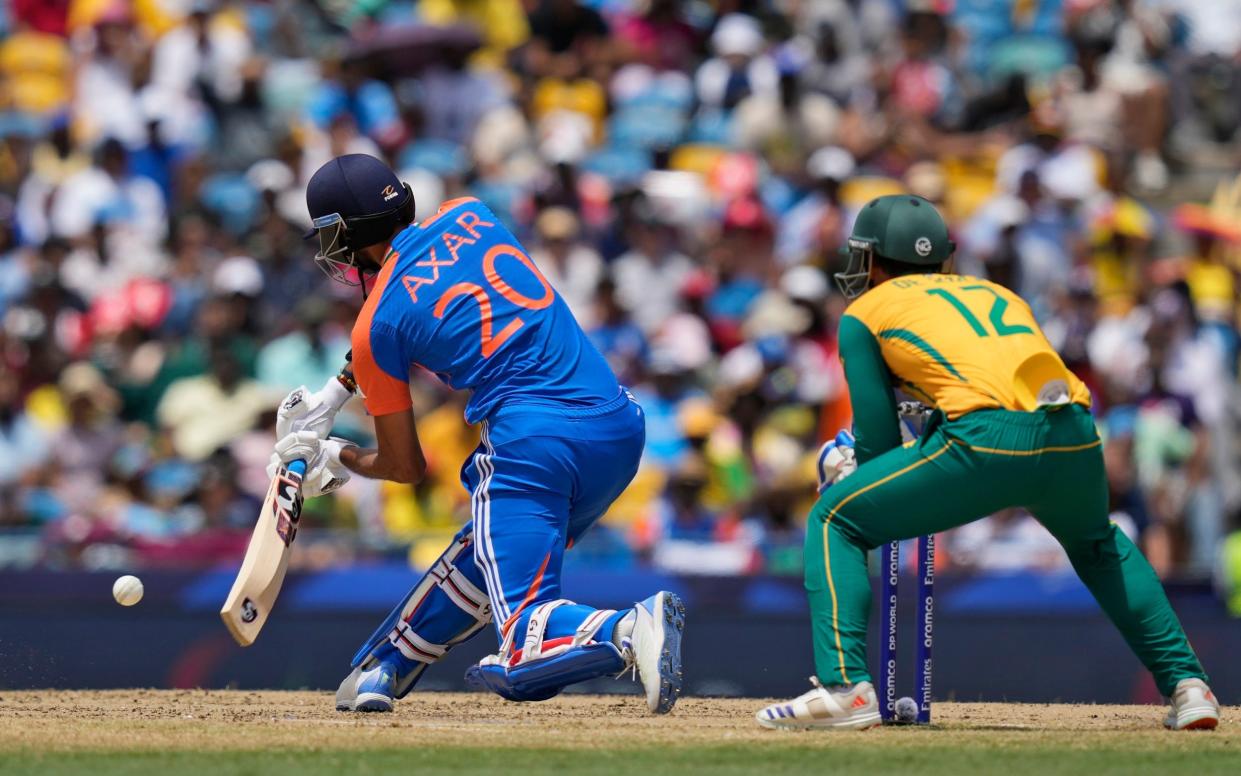 Axar Patel swings