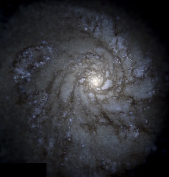 The Milky Way galaxy, as simulated using a supercomputer consisting of 2,000 servers linked together.