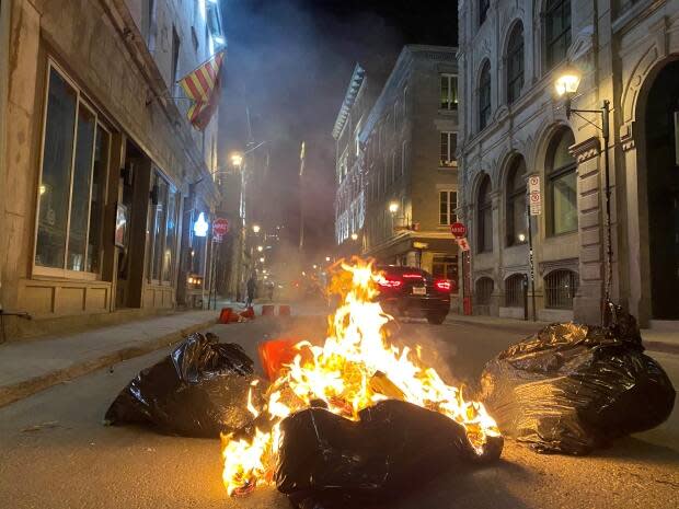 The riot, which left dozens of businesses in Old Montreal damaged, began at the end of a peaceful demonstration against an earlier curfew.
