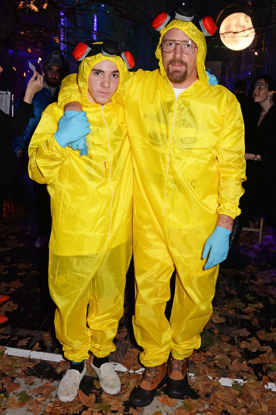 Rocco Ritchie and Guy Ritchie (as Jesse Pinkman and Walter White), 2014