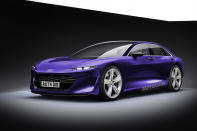 <p>The rather conventional-looking A8 limousine is set to move in radical new direction in its next generation. In will come electric power, and out will go the conventional three-box design, to be replaced by a slick, wind-cheating silhouette, enabling the all-electric car to offer a claimed 466-mile range. It will also feature some of the most advanced self-driving functions yet found in a car, offering ‘Level 4’ autonomous operation. We expect this car to go on sale in 2024.</p>
