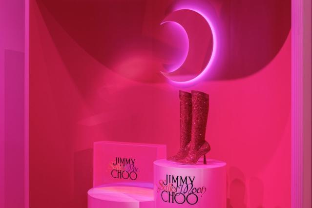 jimmy choo X sailor moon collab is surprisingly good
