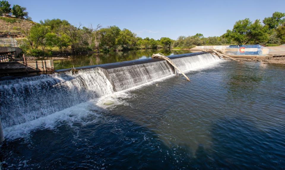 The Southside Diversion Dam that's located behind City Park.