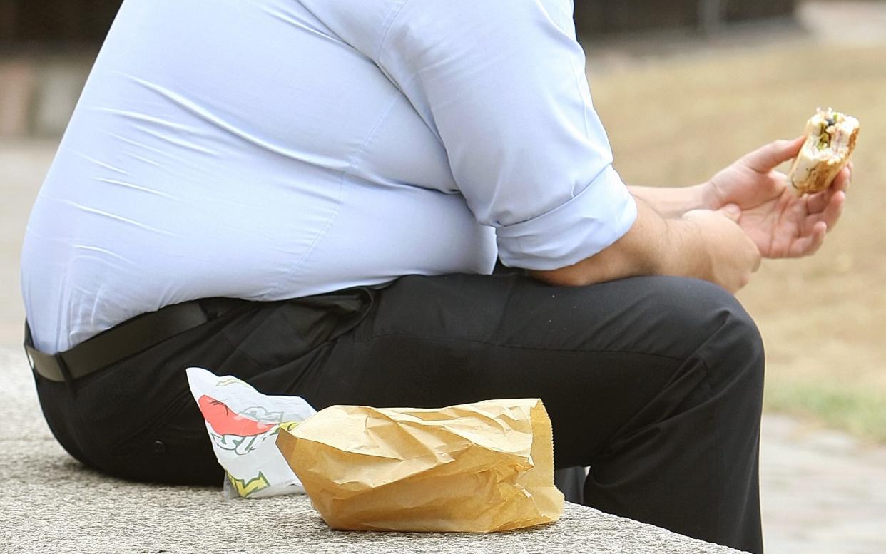 The WHO has said the 'correlation between obesity and coronavirus mortality rates is clear' - Dominic Lipinski,/PA
