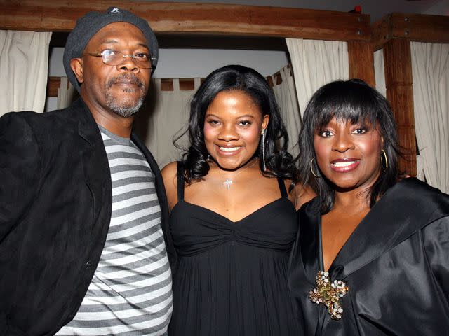 <p>Johnny Nunez/WireImage</p> Samuel Jackson, Zoe Jackson and LaTanya Jackson