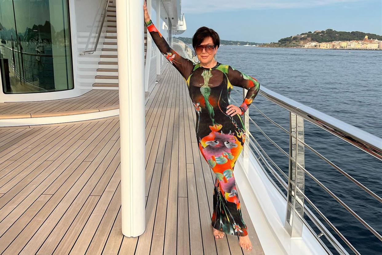 Kris Jenner Sets Sail in Colorful Skims Maxi Dress https://www.instagram.com/p/CgKm4nJvFhj/