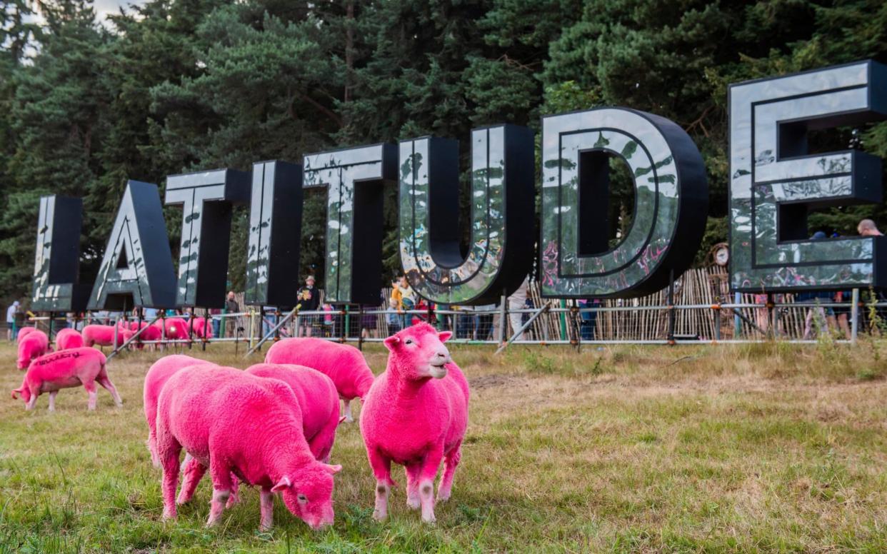 Latitude Festival defended the decision saying the dye used was 