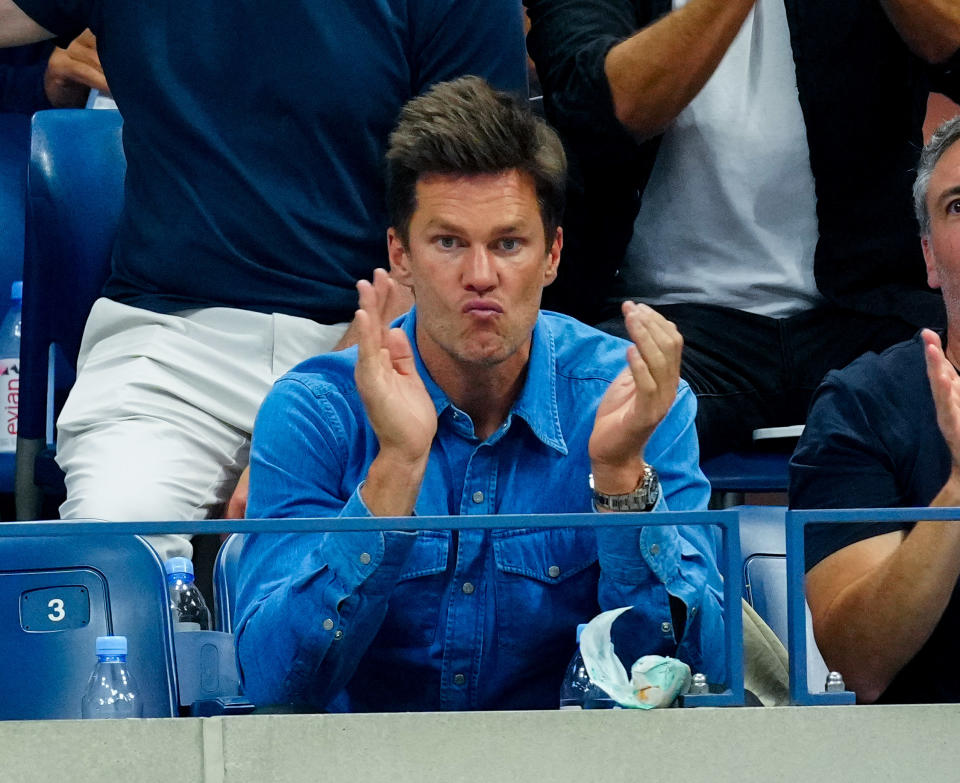 Tom Brady at the U.S. Open