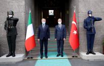 Turkish Defence Minister Akar meets with his Italian counterpart Guerini in Ankara