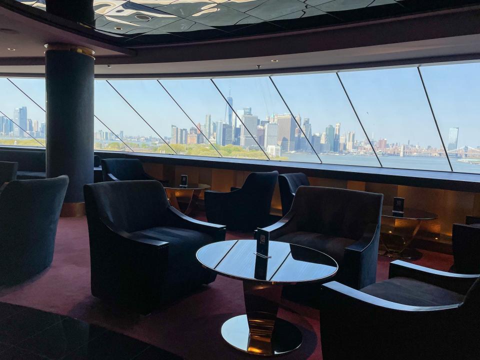 Views of the NYC skyline in the MSC Meraviglia