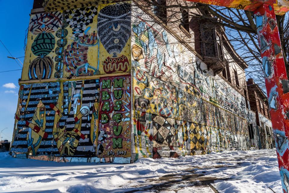 Dabls MBAD African Bead Museum in Detroit on Wednesday, January 26, 2022. Visionary storyteller, creative place-maker, and muralist Olayami Dabls has been named the 2022 Kresge Eminent Artist, an annual metro Detroit award celebrating lifetime achievement in art.