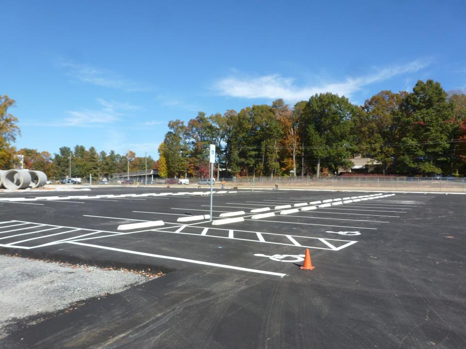 Shuttle Lot South at the Asheville Regional Airport.