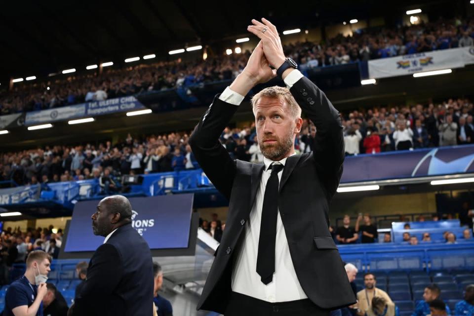Graham Potter made his bow as Chelsea boss. (Chelsea FC via Getty Images)