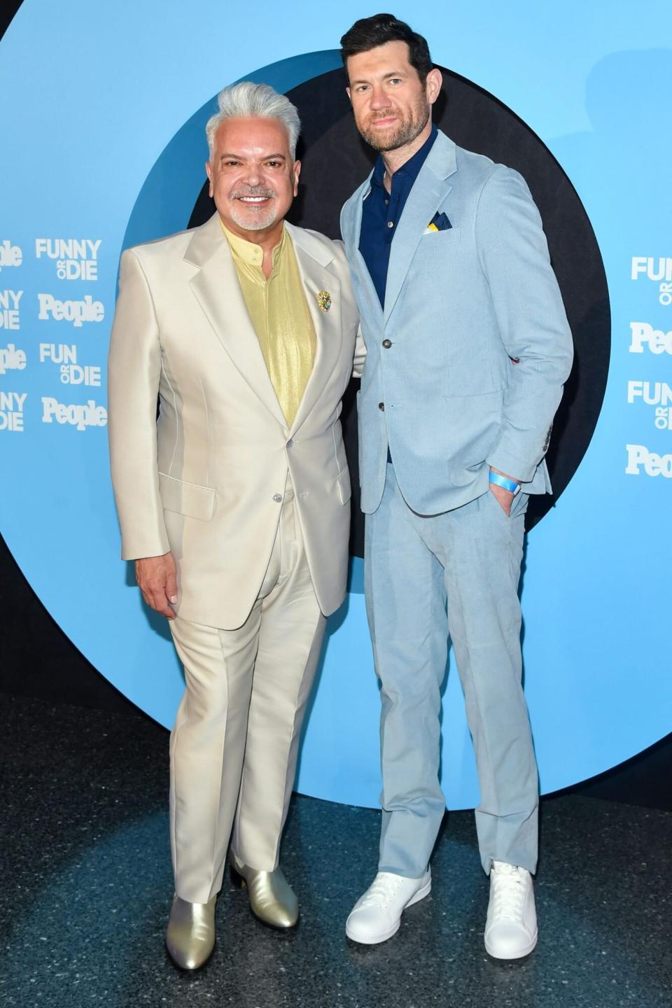 Mandatory Credit: Photo by Stephen Lovekin/Shutterstock (12916683ab) (L-R) Henry R. Muñoz III and Billy Eichner Funny Or Die and PEOPLE - Washington's Funniest Party, Washington DC, USA - 29 Apr 2022