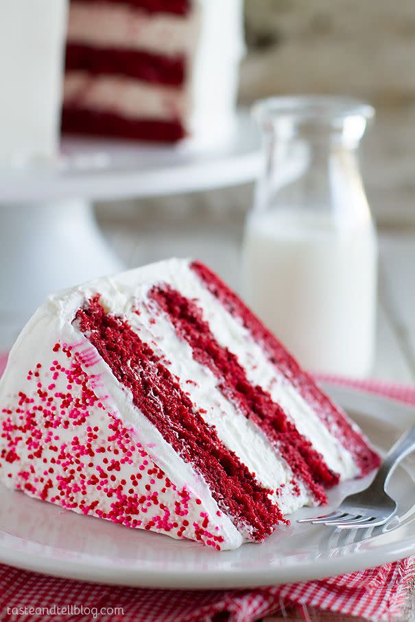 Red Velvet Ice Cream Cake