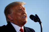 U.S. President Donald Trump holds a campaign rally in Green Bay, Wisconsin