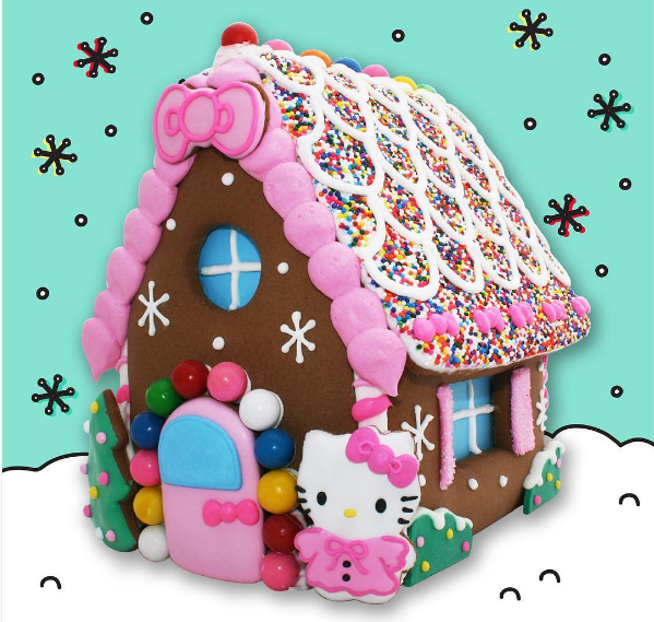 OMG: This Hello Kitty gingerbread house is SO cute and we’re dying to