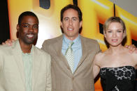 <p>Chris Rock, Jerry Seinfeld, and Zellweger pose at the premiere of the animated film on June 19, 2007 in New York City. (Photo: Evan Agostini/Getty Images)</p>