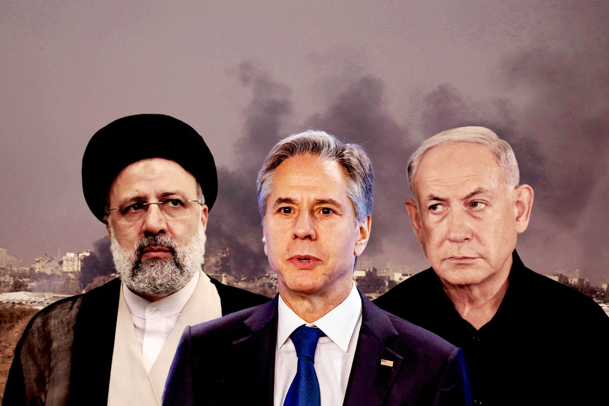 Ebrahim Raisi; Antony Blinken; Benjamin Netanyahu Photo illustration by Salon/Getty Images