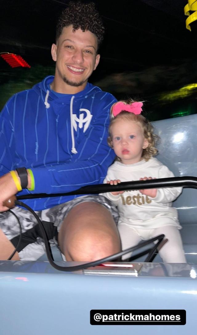 Patrick Mahomes' Daughter Cuddles Baby Brother on 2nd Birthday