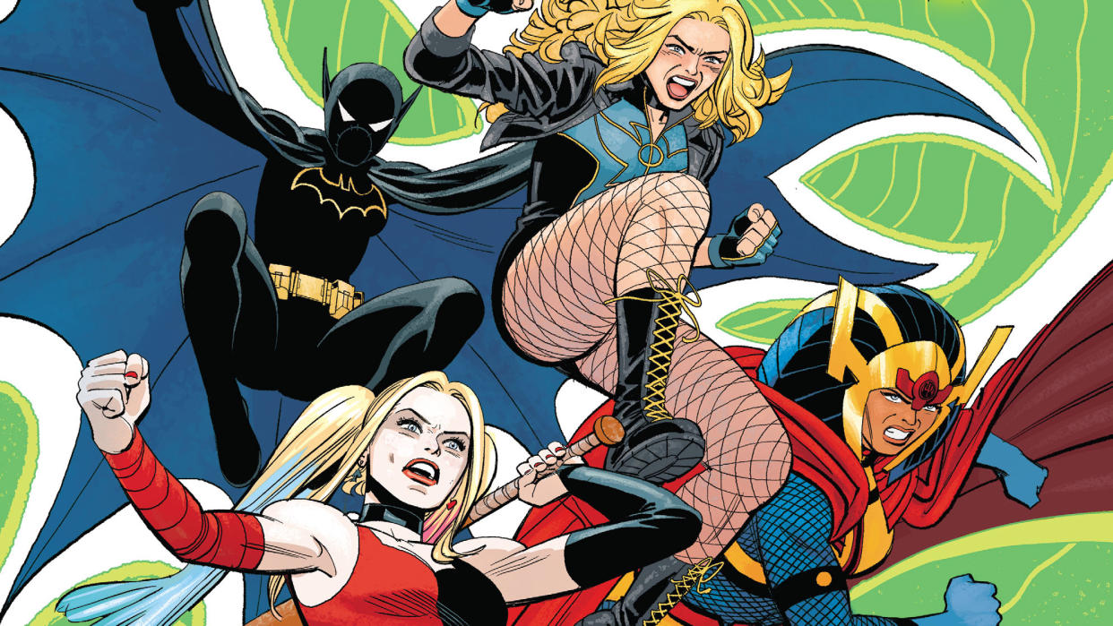  Art from Birds of Prey #1. 