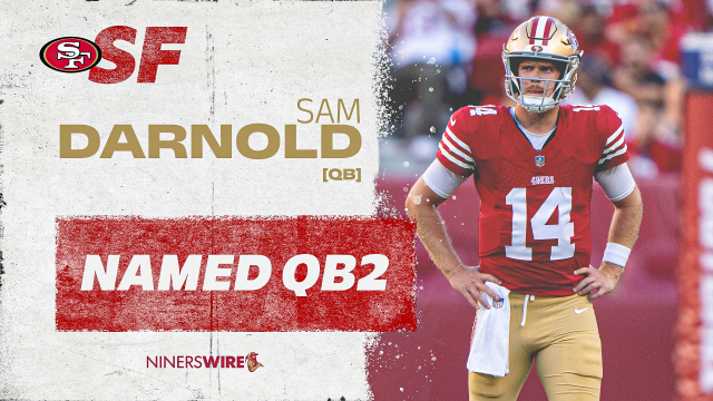 Trey Lance was named the number three QB of the 49ers, Darnold won the race  from him