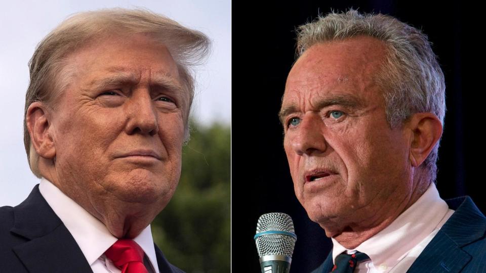 PHOTO: Former President Donald Trump and Robert F. Kennedy Jr. (AP/Getty Images)