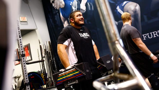 Zack Martin Dumbell Shrug