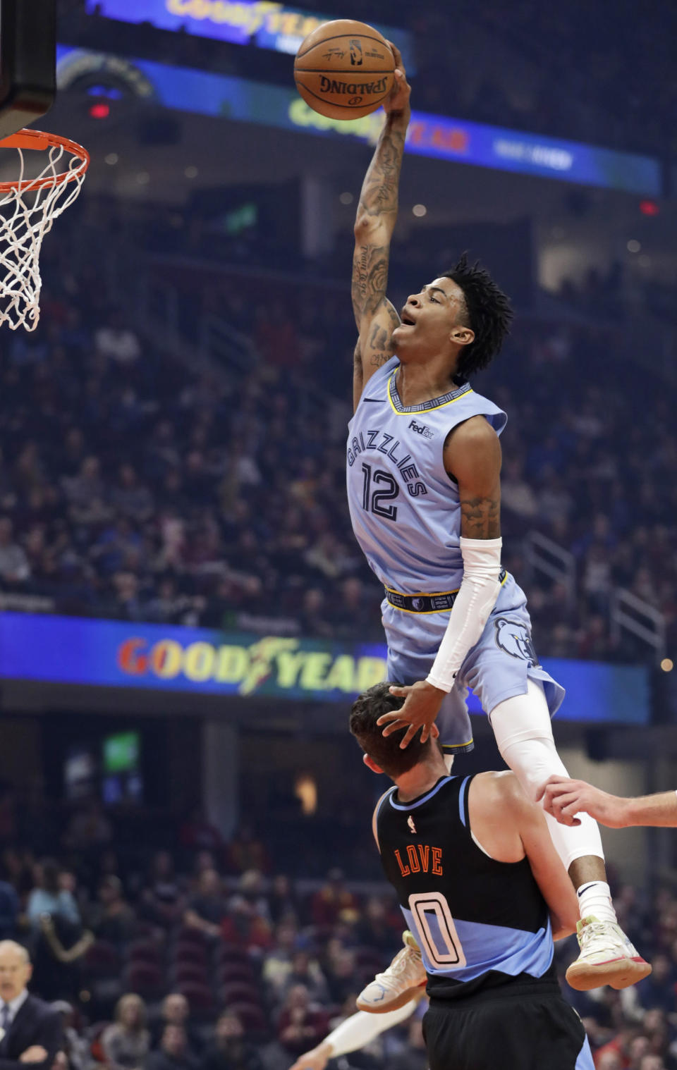 Ja Morant。(AP Photo/Tony Dejak)