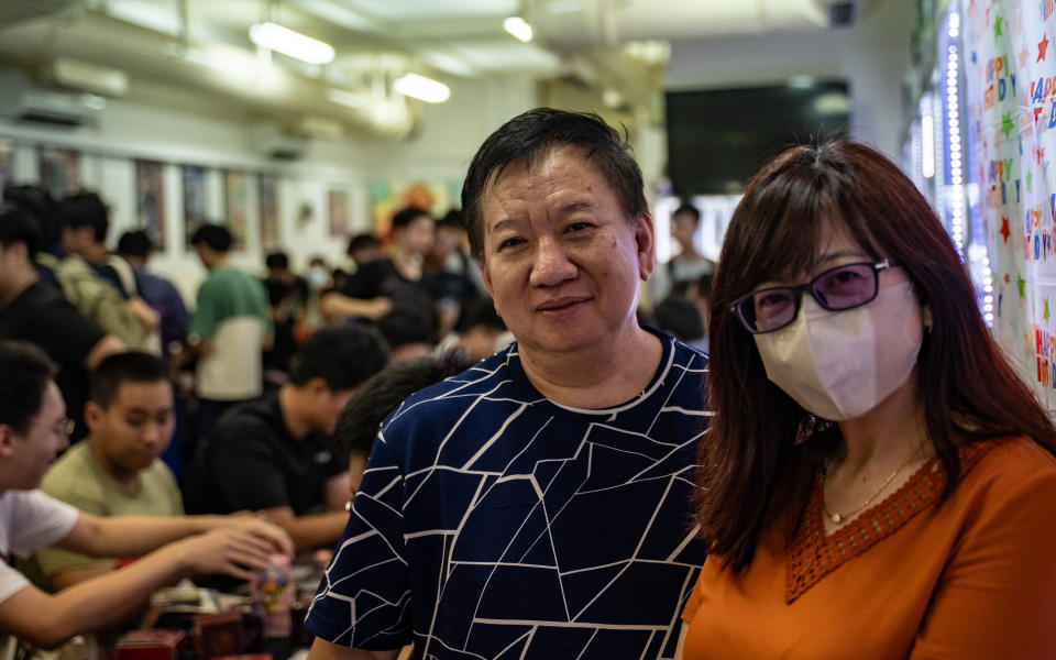 Rowell's SW Chong and Catherine Ong. (Photo: Aloysius Low/Yahoo News Singapore)