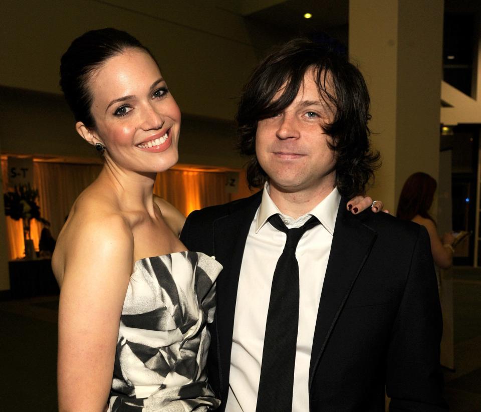 Mandy Moore and Ryan Adams attend The 2012 MusiCares Person Of The Year Gala Honoring Paul McCartney on Feb. 10, 2012 in Los Angeles.&nbsp; (Photo: Kevin Mazur via Getty Images)