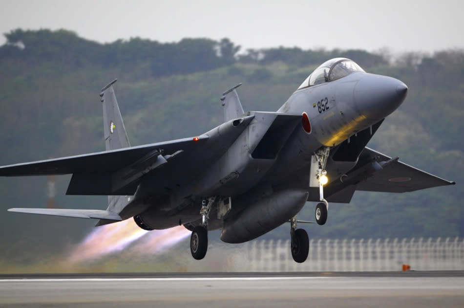 日本航空自衛隊F-15戰機。（示意圖） 圖：防衛省統合幕僚監部